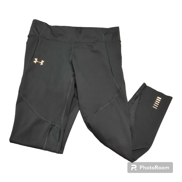 Under Armour Womens Run Compression Heat Gear Leggings Medium - Picture 1 of 7
